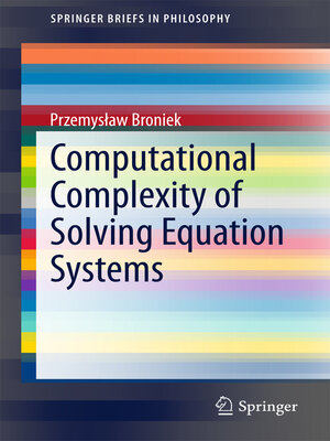 cover image of Computational Complexity of Solving Equation Systems